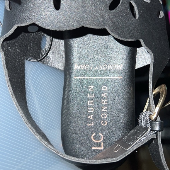 LC Lauren Conrad Jarrah Women's Floral Thong Sling Back Sandals - Picture 9 of 9